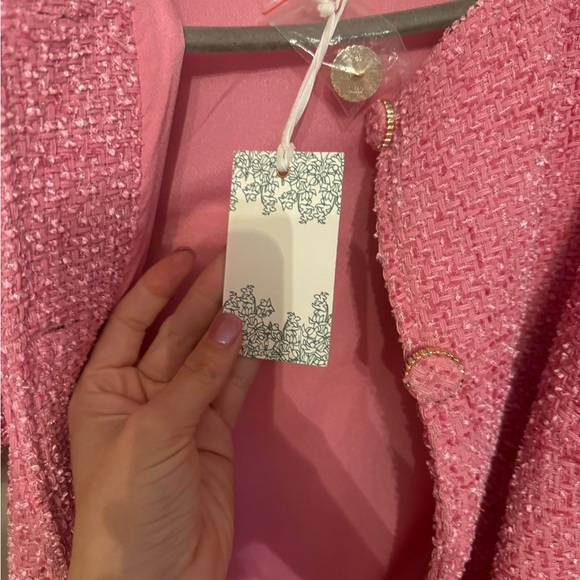 Tuckernuck Dress - Hyacinth House Pink Tweed - Picture 4 of 5